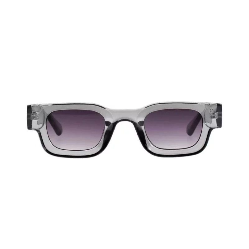 Lunettes de soleil Sapphire au style streetwear, monture transparente, verres teintés, disponibles au Maroc.