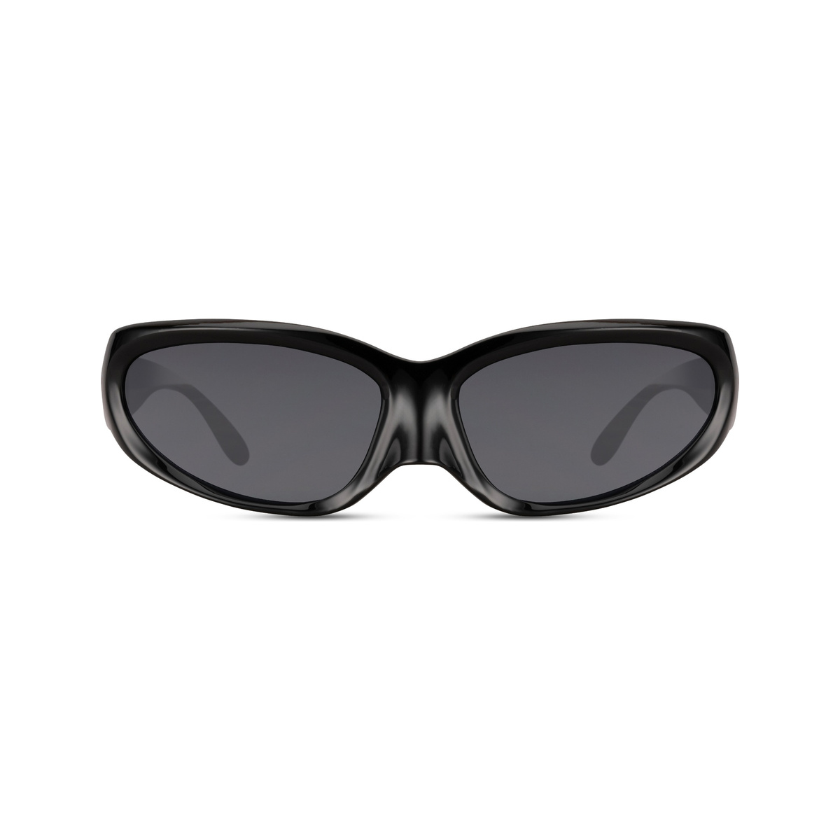 Lunettes Slipstream — monture noire brillante, verres sombres